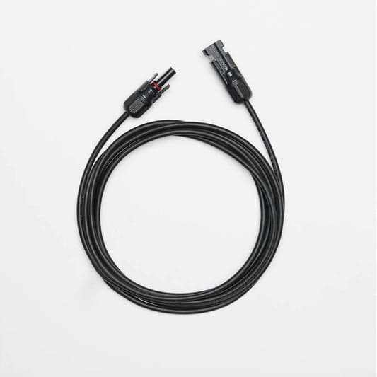 3m Solarkabel (4mm²) schwarz – Solarstecker beidseitig
