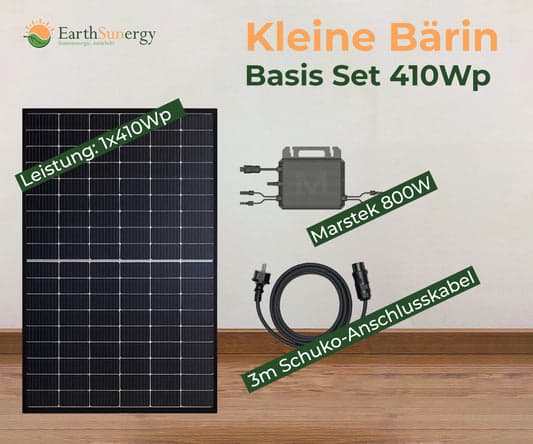 Balkonkraftwerk Basis-Set "Kleine Bärin"