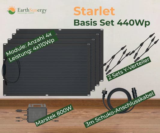 Balkonkraftwerk "Starlet" 440 Wp