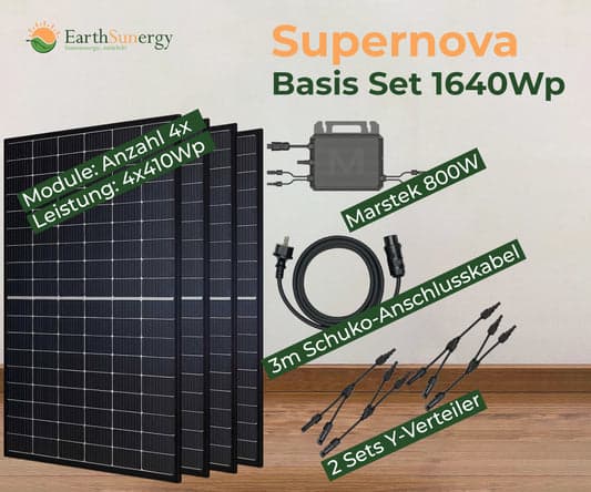 Balkonkraftwerk Basis-Set "Supernova"